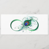 Infiniteitssymbool met Peacockdoether Menu (Voorkant)