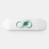 Infiniteitssymbool met Peacockdoether Skateboard (Horizontaal)