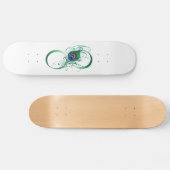 Infiniteitssymbool met Peacockdoether Skateboard (Horizontaal)