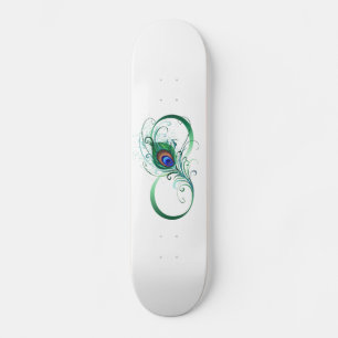 Infiniteitssymbool met Peacockdoether Skateboard