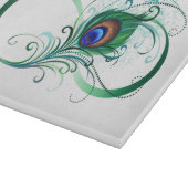 Infiniteitssymbool met Peacockdoether Snijplank (Hoek)