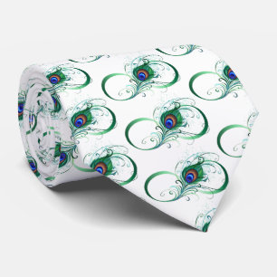 Infiniteitssymbool met Peacockdoether Stropdas