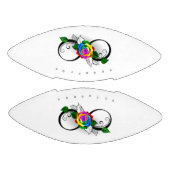 Infiniteitssymbool met regenboogRoos American Football (Panelen)