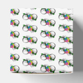 Infiniteitssymbool met regenboogRoos Bedankdoosjes (Bovenkant)
