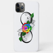 Infiniteitssymbool met regenboogRoos Case-Mate iPhone Case (Achterkant)