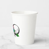 Infiniteitssymbool met regenboogRoos Papieren Bekers (Links)