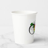 Infiniteitssymbool met regenboogRoos Papieren Bekers (Rechts)