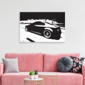 Infiniti G35 Coupe Rolling Shot Canvas Afdruk (Insitu (Woonkamer))