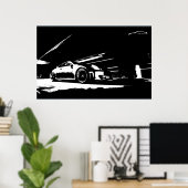 Infiniti G35 Coupe Rolling Shot Poster (Thuiskantoor)