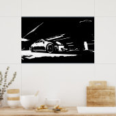 Infiniti G35 Coupe Rolling Shot Poster (Keuken)