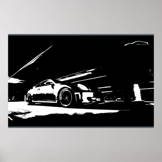 Infiniti G35 Coupe Rolling Shot Poster (Voorkant)