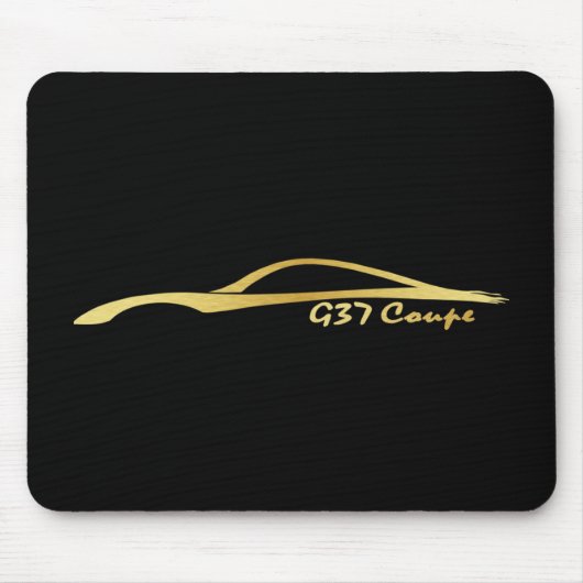 Infiniti G37 Gold Logo Muismat (Voorkant)