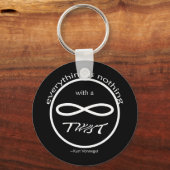 Infinity Alles, niets Basic Sleutelhanger (Voorkant)