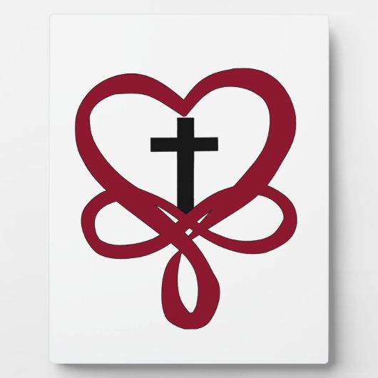 Infinity Christelijk Cross Fotoplaat (Voorkant)