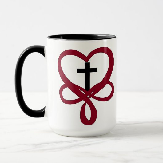Infinity Christelijk Cross Mok (Links)