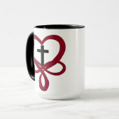Infinity Christelijk Cross Mok (Voorkant links)