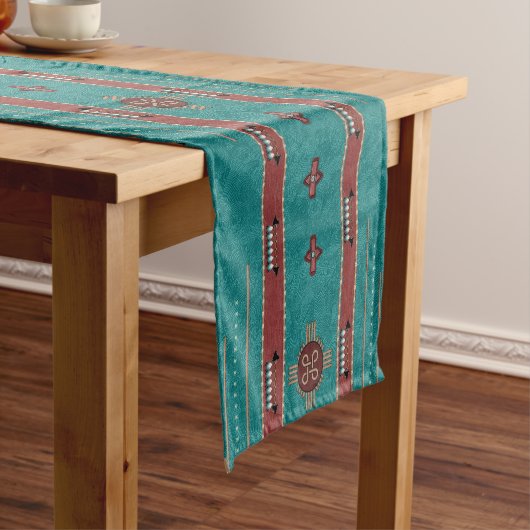 Infinity Cotton Table Runner Korte Tafelloper (Voorbeeld)