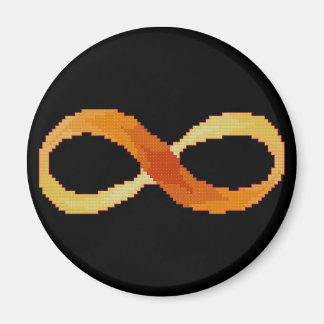 Infinity Cross Stitch Magnet Magneet