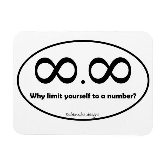 Infinity Dot Infinity Decal Magneet (Horizontaal)