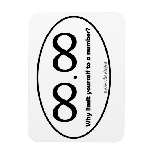 Infinity Dot Infinity Decal Magneet (Verticaal)