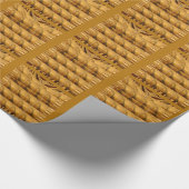 Infinity Golden Giraffe Animal Motif Art Print Cadeaupapier (Hoek)