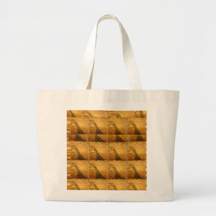 Infinity Golden Giraffe Animal Motif Art Print Grote Tote Bag