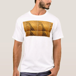 Infinity Golden Giraffe Animal Motif Art Print T-shirt