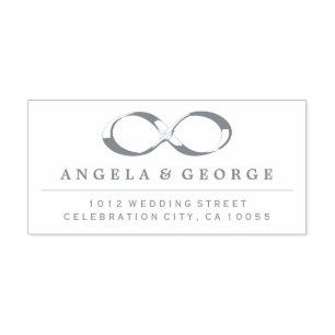 Infinity Hand gesp Bruiloft Zelf Inking Stamp Zelfinktende Stempel