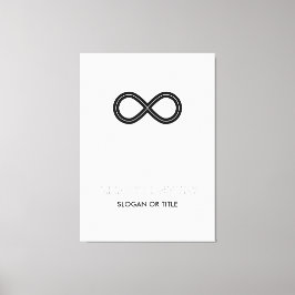 Infinity Harmony-symbool Canvas Afdruk
