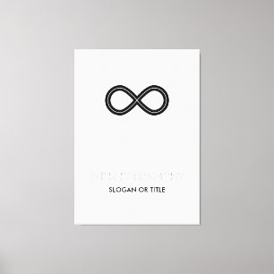 Infinity Harmony-symbool Canvas Afdruk