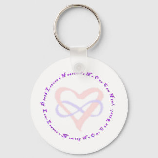 Infinity hartketting sleutelhanger