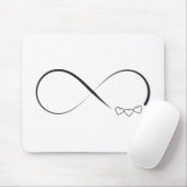 Infinity harts symbool muismat (Met muis)