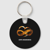 Infinity Heart CRPS Awareness Sleutelhanger (Voorkant)