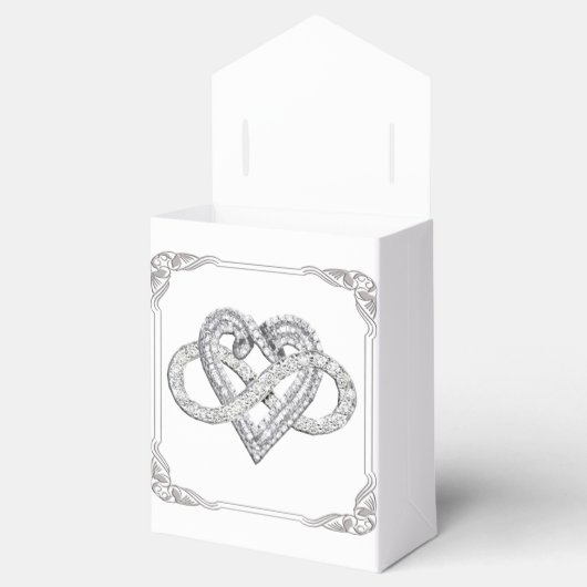 Infinity Heart Favor Box Bedankdoosjes (Geopend)