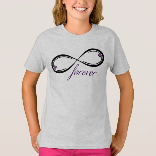 Infinity Heart Forever T-shirt (Voorkant)