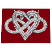 Infinity Heart Gift Bag Large Cadeauzakje (Voorkant)