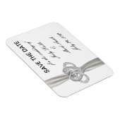Infinity Heart Save the Date Magnet Magneet (Rechterzijde)
