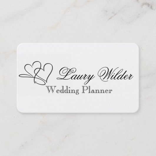 Infinity Heart Visitekaartje (Voorkant)