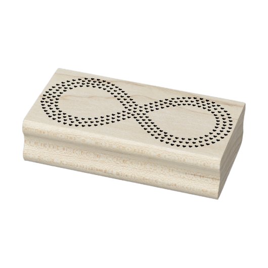 infinity hearts silhouet kunststempel 	rubberstempel (Stempel)