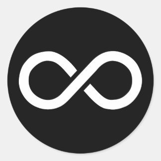 Infinity Ideology Ronde Sticker