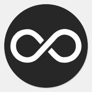 Infinity Ideology Ronde Sticker