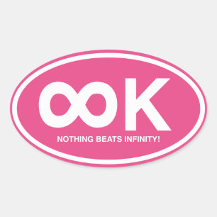 Infinity K Ovale Sticker