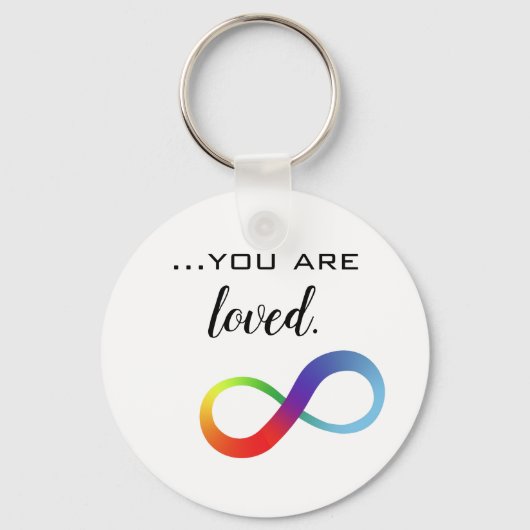 Infinity LGBTQ+ Pride Tas Sleutelhanger (Voorkant)
