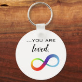 Infinity LGBTQ+ Pride Tas Sleutelhanger (Voorkant)