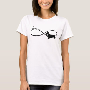 Infinity Love Lemniscate Rough-Hair Teckel 1 T-shirt