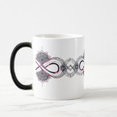 Infinity Love Mandala Color Morphing Mug - Magique (Gauche)