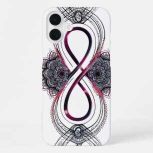 Infinity Love Mandala iPhone 16 Plus Coque - Moder