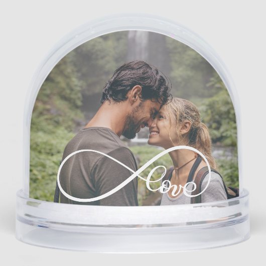 Infinity Love Modern Script Photo (Avant)