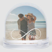 Infinity Love Modern Script Photo (Arrière)