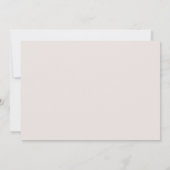 Infinity Love Monogram Elegant White Blush Wedding Kaart (Achterkant)